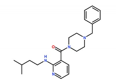 [2-[(3-甲基丁基)氨基]-3-吡啶基][4-(苯基甲基)-1-哌嗪基]甲酮